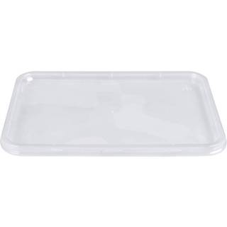 Låg klar PLAST til standard bakke PP