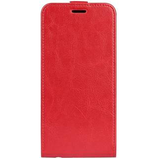 Nokia G22 Vertikalt Flip Læder Cover m. Kortholder - Rød