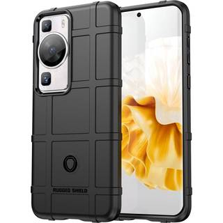 Huawei P60 Pro Rugged Shield Bagside Cover - Sort
