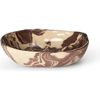 Ferm Living Ryu Skål Sand / 15,5 Cm - Serveringsskåle Stentøj Brun - 1104268263
