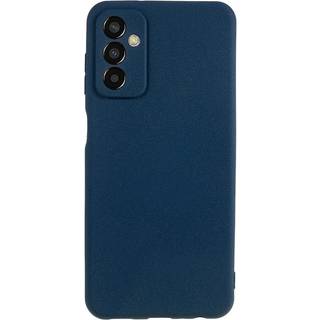 Samsung Galaxy M13 Mat Fleksibelt Plastik Bagside Cover - Blå