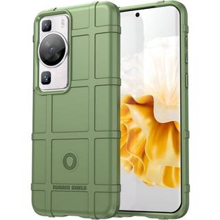 Huawei P60 Pro Rugged Shield Bagside Cover - Grøn