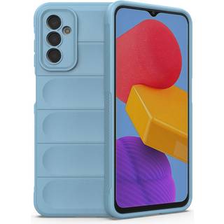 Samsung Galaxy M13 Fleksibelt Plastik Bagside Cover - Lyseblå