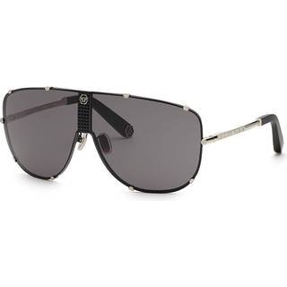 Philipp Plein SPP075M 0K07 69 Solbriller Mænd Black - Polished Palladium with Semi-Glossy Blac - 69mm