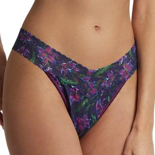 Hanky Panky Printed Original Rise Thong - Deep purple - One Size