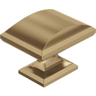 Amerock | Kabinetsknap | Champagne Bronze | 1-1/2 in (38 mm) Længde Skuffeknap | Candler | Køkken og badhardware | Møbler hardware