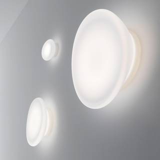 Stilnovo Designer væglampe Dynamic, Hvid/opal, Stue/spisestue, Plast, Design