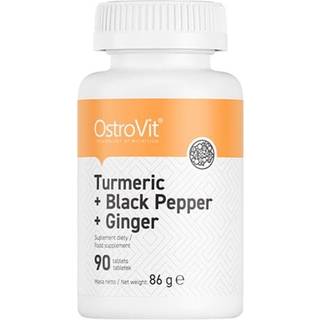 OstroVit - Gurkemeje + Sort Peber + Ingefær 90 tabletter