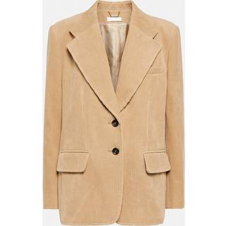 ChloÃ© Single-breasted cotton corduroy blazer - beige - L
