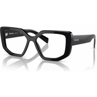 Prada PR A04V 1AB1O1 52 Briller Kvinder Black - Black - 52mm
