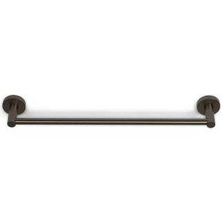 Enkelt Håndklædestang 45 Cm Gun Metal Blue Label