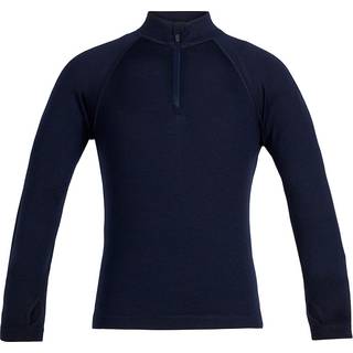 Icebreaker Kids' 260 Tech Long Sleeve Half Zip Midnight Navy, 8