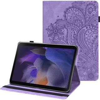 SKALO Samsung Tab A8 10.5 (2021/2022) Mandala Flip Cover - Lilla