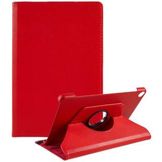 SKALO Lenovo Tab M10 (Gen 3) 360 Litchi Flip Cover - Rød