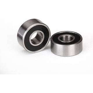 Traxxas - TRX5104A - 4x10x4mm Kugleleje, black rubber sealed (2)