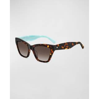 Kate Spade Fay/G/S Asian Fit 086/HA 54 Solbriller Kvinder Tortoiseshell - Dark Tortoise - 54mm