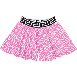 Versace Kids Logo cotton jersey shorts - multicoloured - Y 5