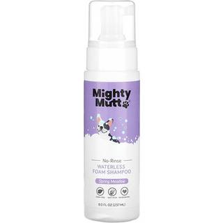 Mighty Mutt Waterless Foam Shampoo For Dogs No-Rinse Dry Shampoo til hunde Anti-?k hypoallergenisk deodoriserende hundeshampoo (8 oz)