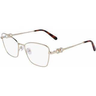 Ferragamo Kvinde SF2224 710 Optiske stel Metal Guld Firkantet Normal Normal