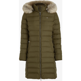 Tommy Hilfiger Essential dame dunfrakke - Olivengrøn - Str. L - Modish.dk