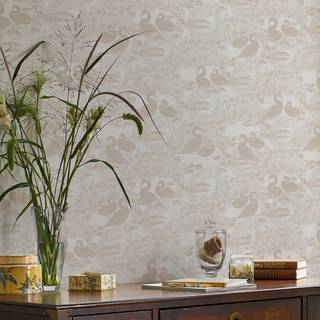 Laura Ashley Wallpaper Swans 118471