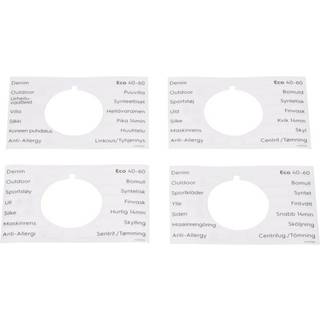 Electrolux programplade, knap, klæbestof, DA,FI,NO,SV 140196532323