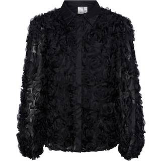 YAS Roso LS Neck Shirt Black XS