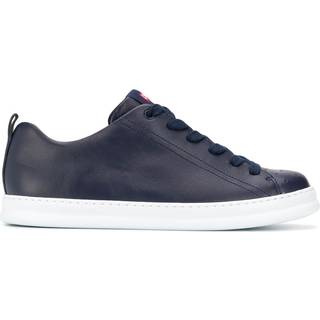 Campertil mænd. K100226-049 Læder Sneakers Runner Four navy (41), Fast, Blonder, Casual, Blå