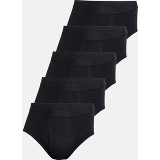 Briefs m. gylp 5-pak | 100% økologisk bomuld | Sort