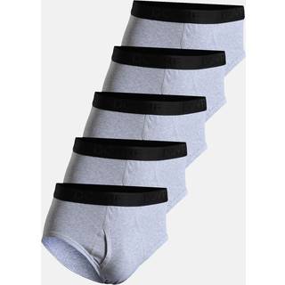 Briefs m. gylp 5-pak | 100% økologisk bomuld | Grå