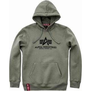 Alpha Industries Basic Hoodie grøn M