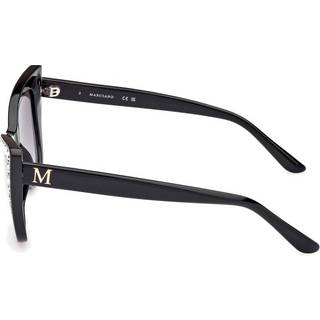 Guess by Marciano Kvinde GM00000 01B Solbriller Injiceret Sort Grå Cat Eye Normal Skygge