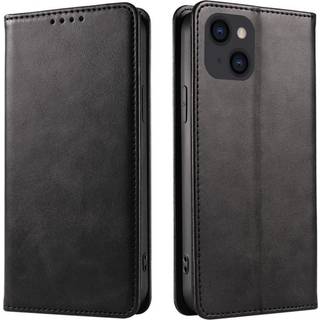 SKALO iPhone 15 Pro Max Premium Wallet Flip Cover - Sort
