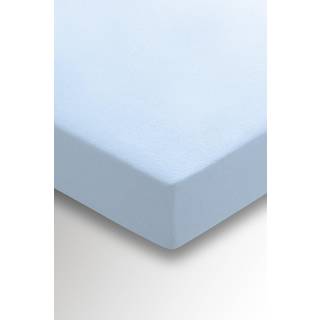 Helena Springfield Helena Springfield Chambray Blue Brushed Plain Dye Fitted Bed Sheet