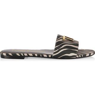 Tom Ford Embellished zebra-print sandals - multicoloured - EU 35