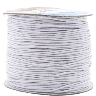 Mandala Crafts 1mm Elastisk ledningsstetrenes streng til armb?nd halsk?der smykker, der laver perlermasker 109 yards hvid