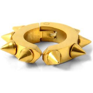 Sentio | Guldfarvet Kirurgisk Stål Spiked Clip-On Hoop Ørering