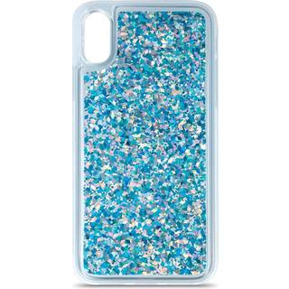 Samsung Galaxy S23 Gennemsigtigt Glimmer Bagside Cover - Blå