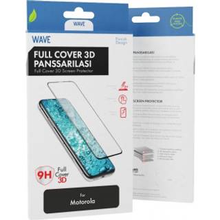 Wave Full Cover 3D panserglas, Motorola Edge 40 Neo 5G, sort ramme
