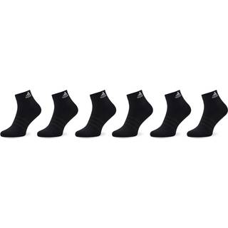 Cushioned Sportswear ankelsokker, 6 par - Black / White - 34-36