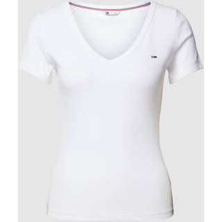 Tommy Jeans Tommy Jeans White Slim Essential T-Shirt