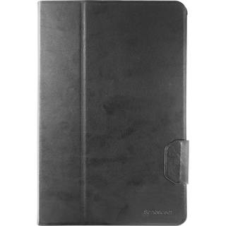Sandstrøm Samsung Galaxy Tab A9 Plus læderfolio tabletetui (sort) - På lager i butik