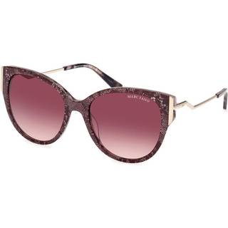 Guess GM0834 71T 56 Solbriller Kvinder Tortoiseshell - Pattern Bordeaux Tortoise - 56mm