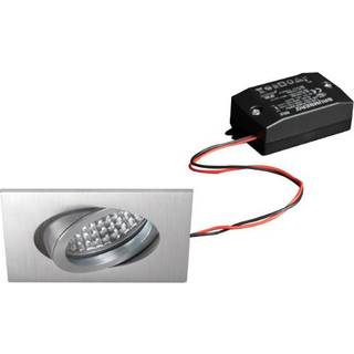 BRUMBERG LED indbygningsspot Tirrel-S, on/off, mat aluminium