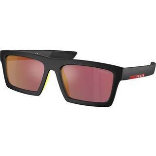 Prada Linea Rossa PS02ZSU 1BO10A 55 Solbriller Mænd Black - Matte Black - 55mm
