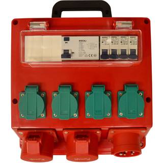 Blue Electric Byggestrømstavle 16A - 230/400 Volt
