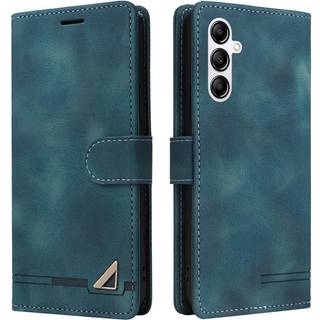 SKALO Samsung A54 5G Flip Cover m. pung i PU-læder - Grøn