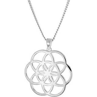 trendor 15922 Damen Kette mit Anhänger Mandala 925 Silber