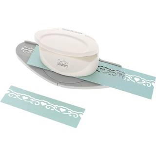 Bira Craft Continuous Border Paper Craft Punch Valentine Day Punch til Scrapbooking (hjerte blomstrer)
