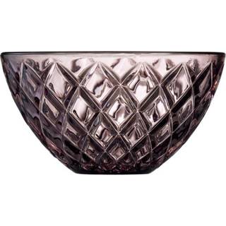 Sorrento Skål 4 stk. fra Lyngby Glas - Pink farve - Glas
